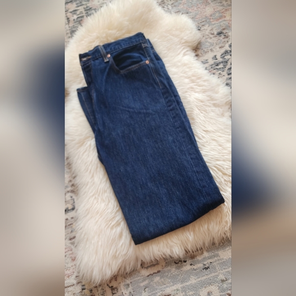 Men's 501 Button Fly Original Denim Jeans - Picture 2 of 13